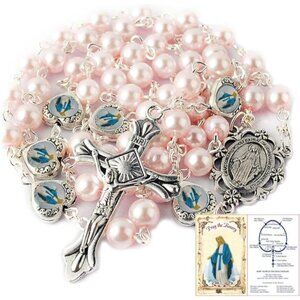 Rosary Glass Pearl Beads
